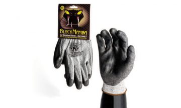 CUT RESISTANT LEVEL 5 Black Mamba Gloves